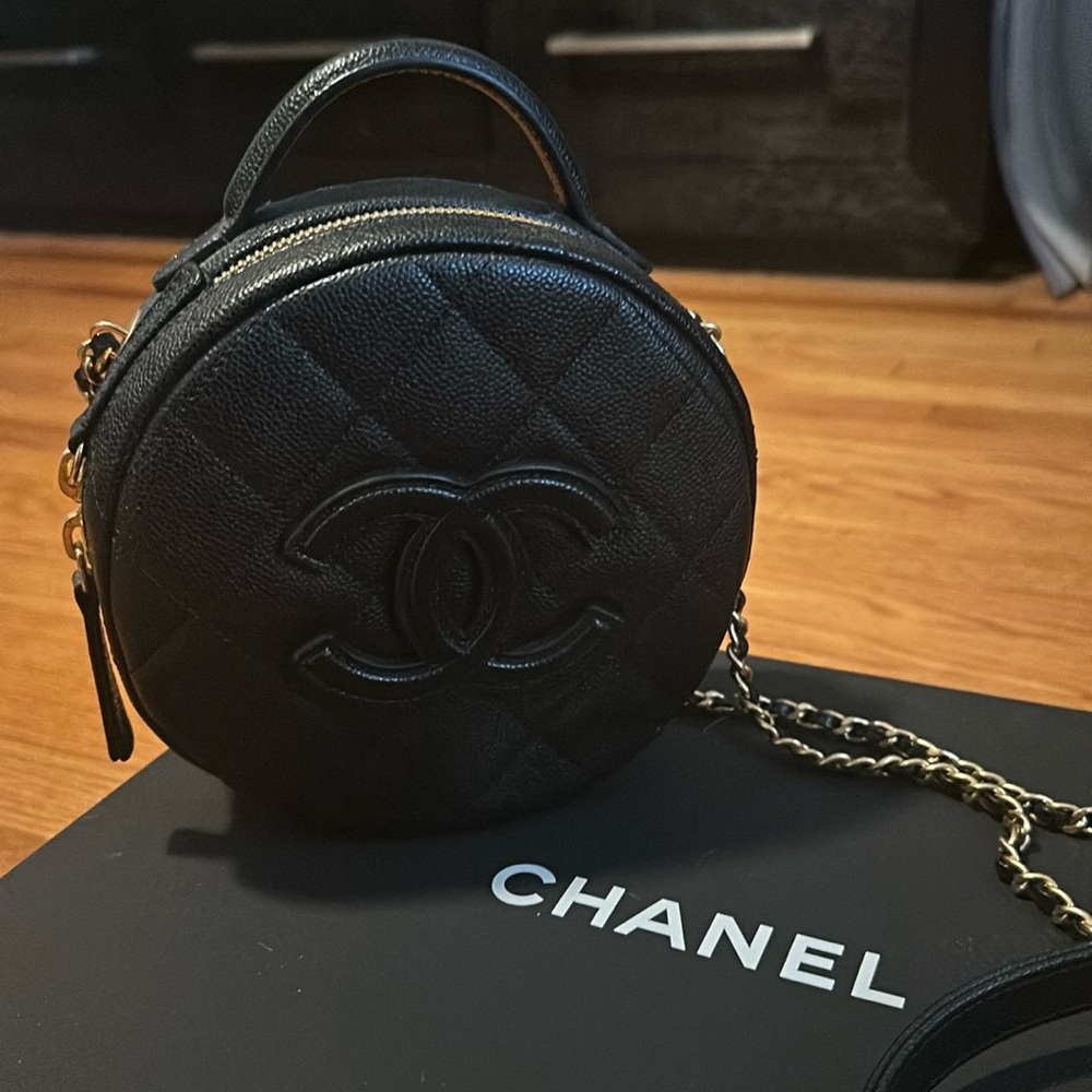 Chanel Small Round Vanity Bag
